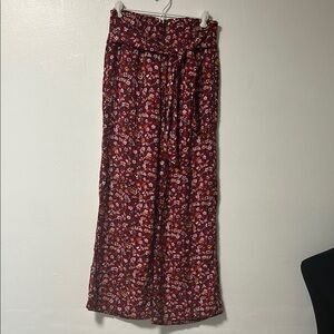 Abercrombie & Fitch Floral Wide-Leg Pants